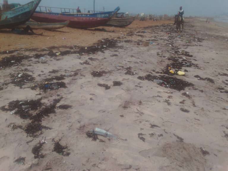 Beach pollution